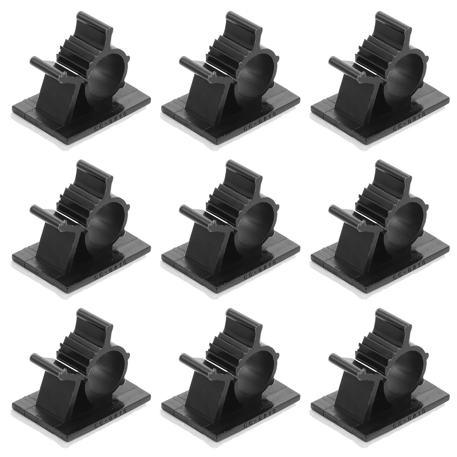 

100 Pcs Cable Fixing Buckle Self Adhesive Wire Holder Organizer Adjustable Clip Cord Management Durable Stable