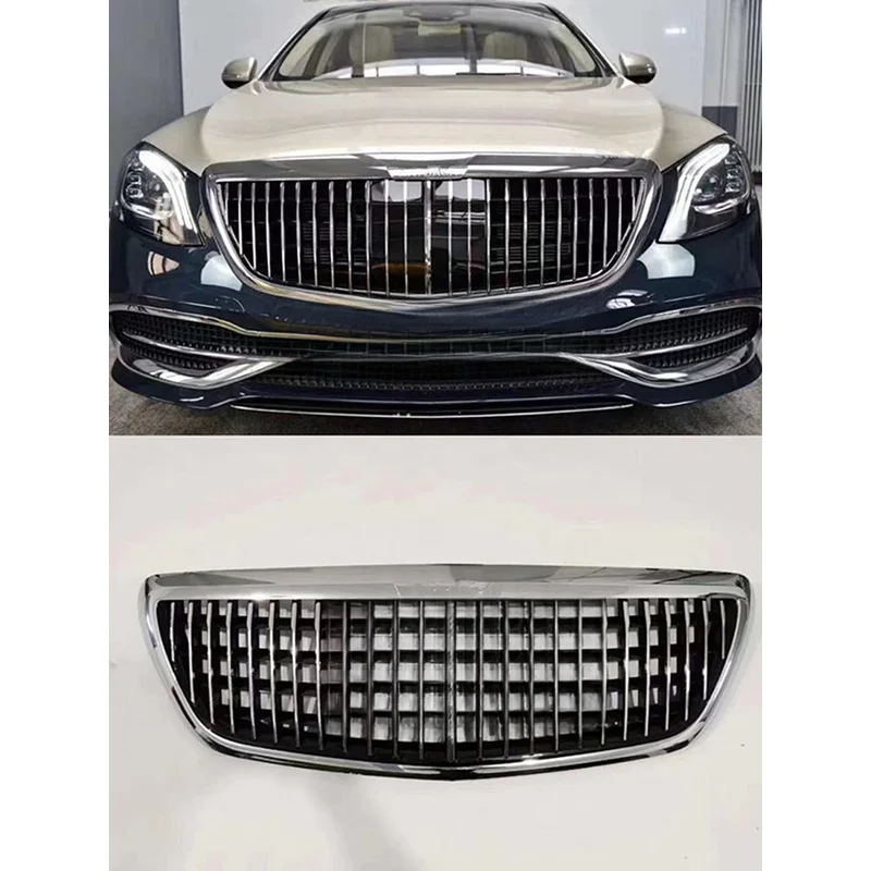 Auto Parts Front Grille Upgrade For W222 S Class S450 S500 S680 2014-2020
