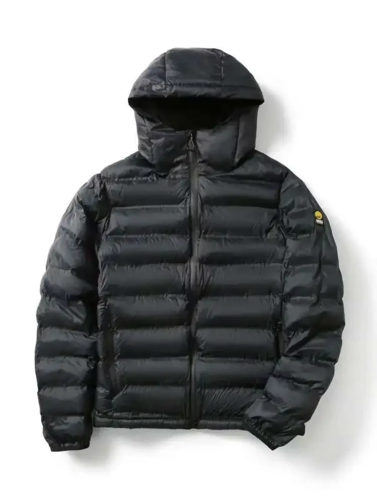 Men's and Women's Hooded Puffer Down Jacket Ultra Lightweight Quilted Warm Packable Winter Outerwear for Daily Casual Outdoor