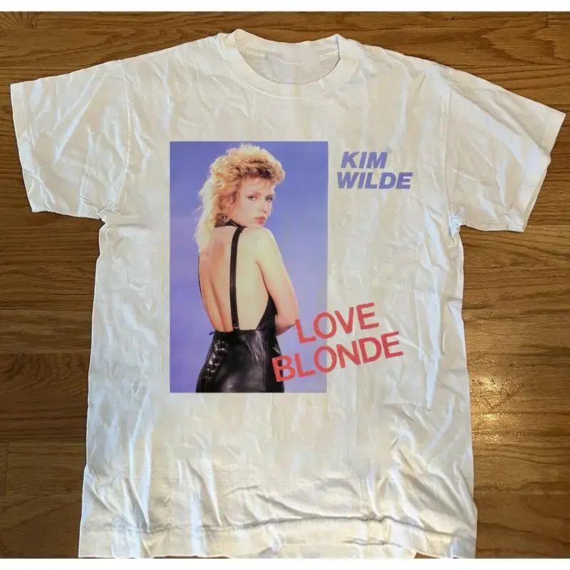Kim Wilde Love Blonde Album T Shirt Cotton Uu901