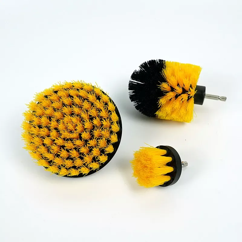 New 1pcs 4 Inch Drill Brush Attachment Cleaning Carpet Leather and Upholstery Car Polishing Tools