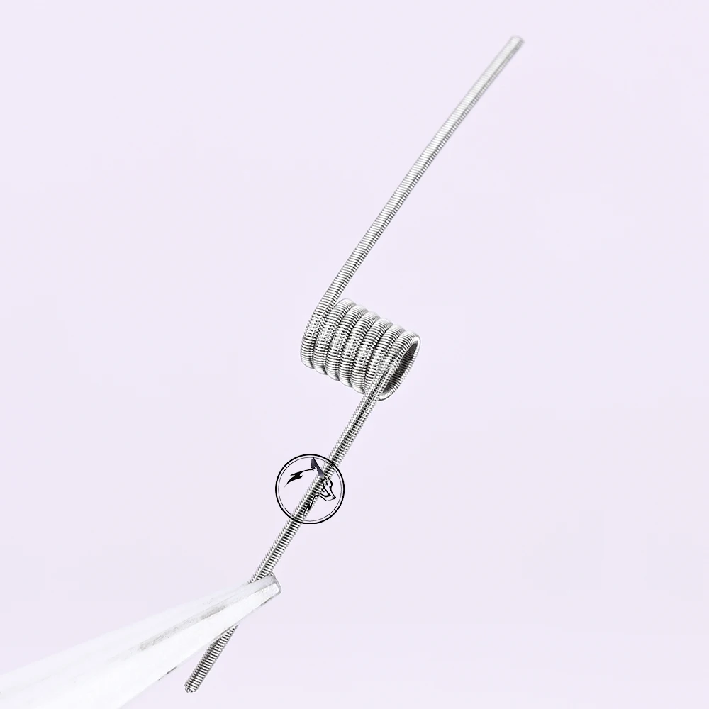 10 قطعة/صندوق wolfcoolvape MTL تنصهر كلابتون لفائف 0.65ohm ل vape rda rta SS316L 30GA * 2 + 38GA MTL تنصهر كلابتون