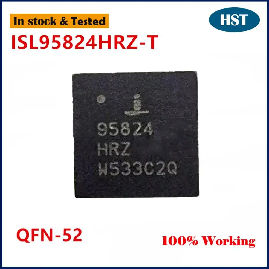 5PCS/LOT New Original ISL95824 ISL95824HRZ-T 95824 QFN52 IC Chip