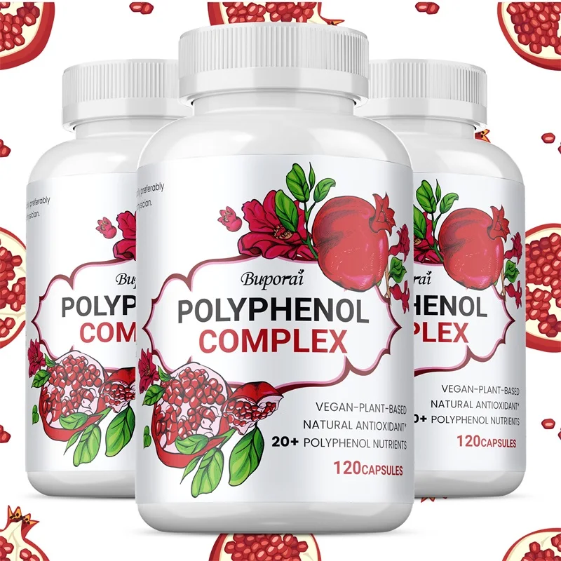 

Polyphenols Supplement - Powerful Antioxidant, Supports Digestive and Immune System Health, Boosts Energy, Fights Aging