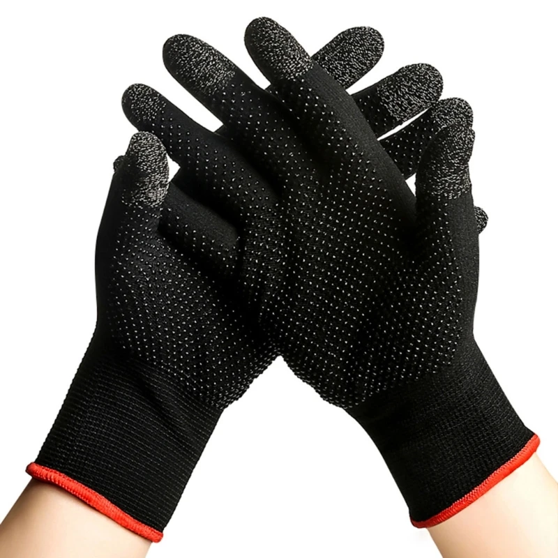 Unisex Anti Slip Touch Screen Gloves Breathable Sweatproof Knit Thermal Gloves For Phone Games Touch Sensitive Gaming Gloves
