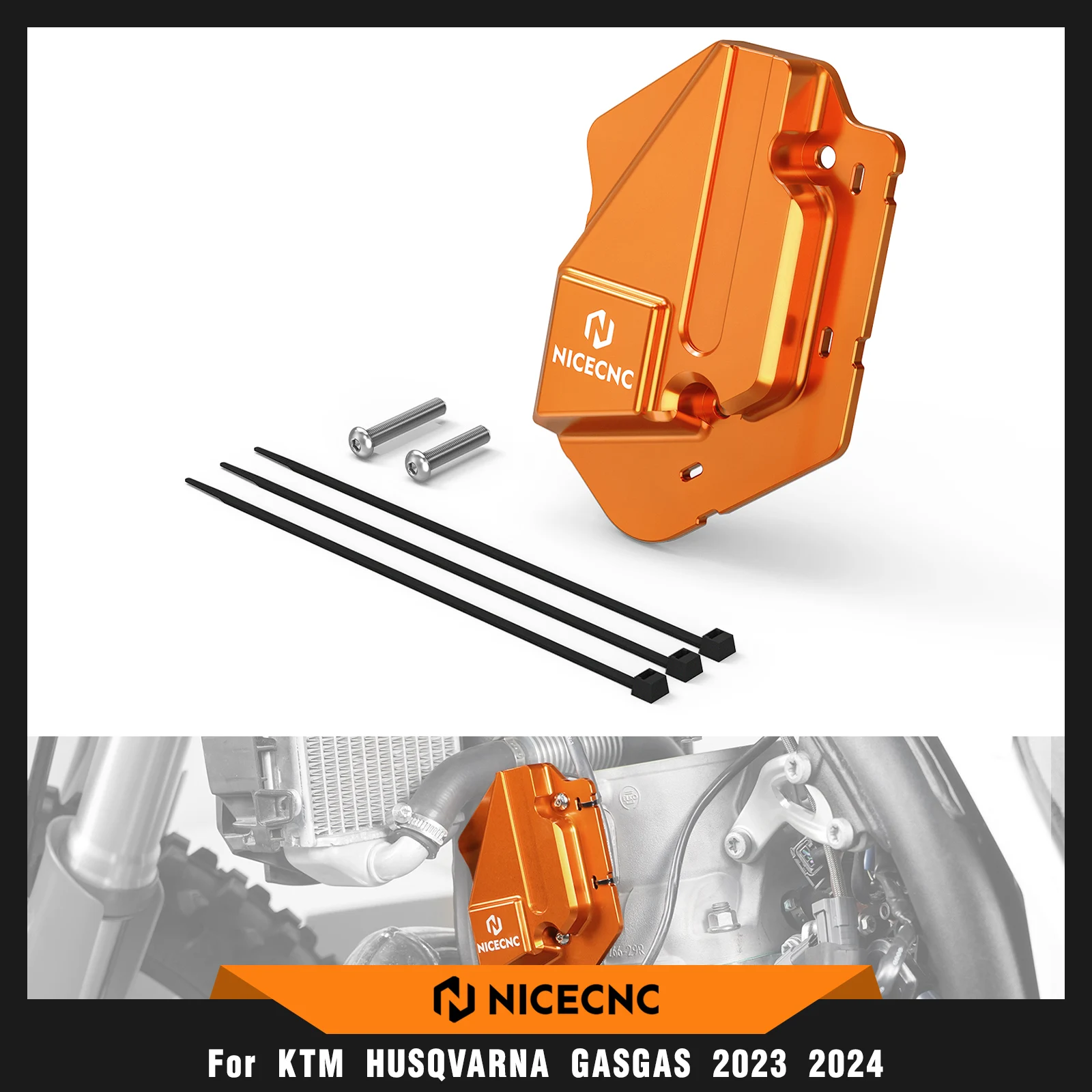 

For KTM EXC 300 2024 EXC 250 XCW 250 300 Left Power Valve Cover Guard SX250 SX XC 125 250 300 2023-2024 For Husqvarna TE 300 250