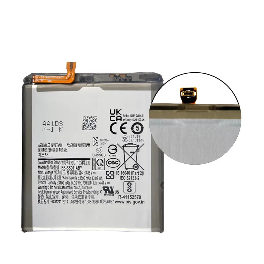 Genuine Replacement Battery EB-BS908ABY EB-BS906ABY EB-BS901ABY For Samsung Galaxy S22 Ultra 5G S22 Plus 5G S22+ S22 5G Batteria