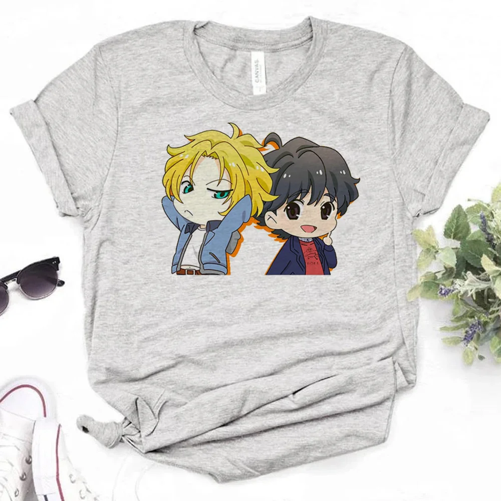 Banana Fish t-shirt donna anime t shirt girl 2000s anime comic abbigliamento