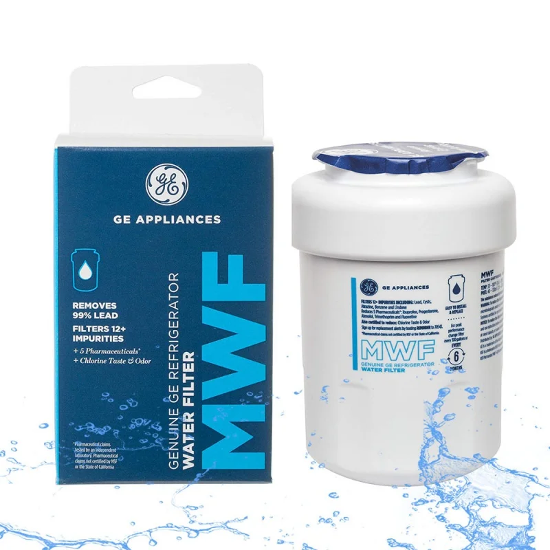 Replace GE MWF Refrigerator Water Filter For MWFP、MWFA， MWFAP、MWFINT、GWF，(1-5 Pack)