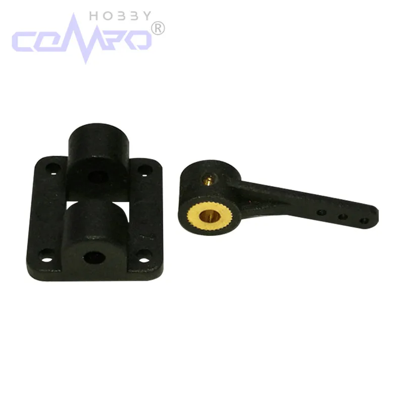 5 jeux de bras et supports de direction de roue avant de train d'atterrissage de 4MM, 2/3 trous pour remplacement d'avion RC à aile fixe en mousse KT