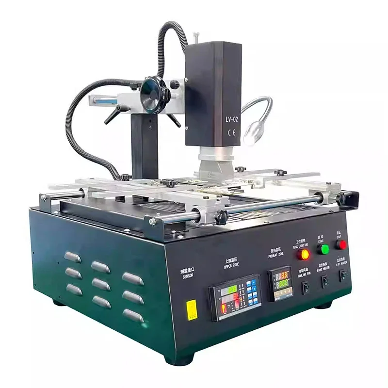 Dual-Temperature Zone Chip Desoldering Station Professional Mobile Phone Computer Repair Station
