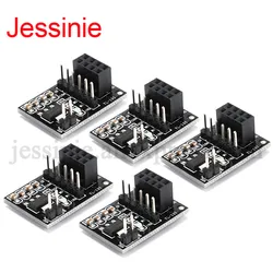 5pcs/lot NRF24L01 Wifi Wireless Adapter Module 3.3V New Socket Adapter Plate Board For 8Pin For arduino Robot Car 24L01