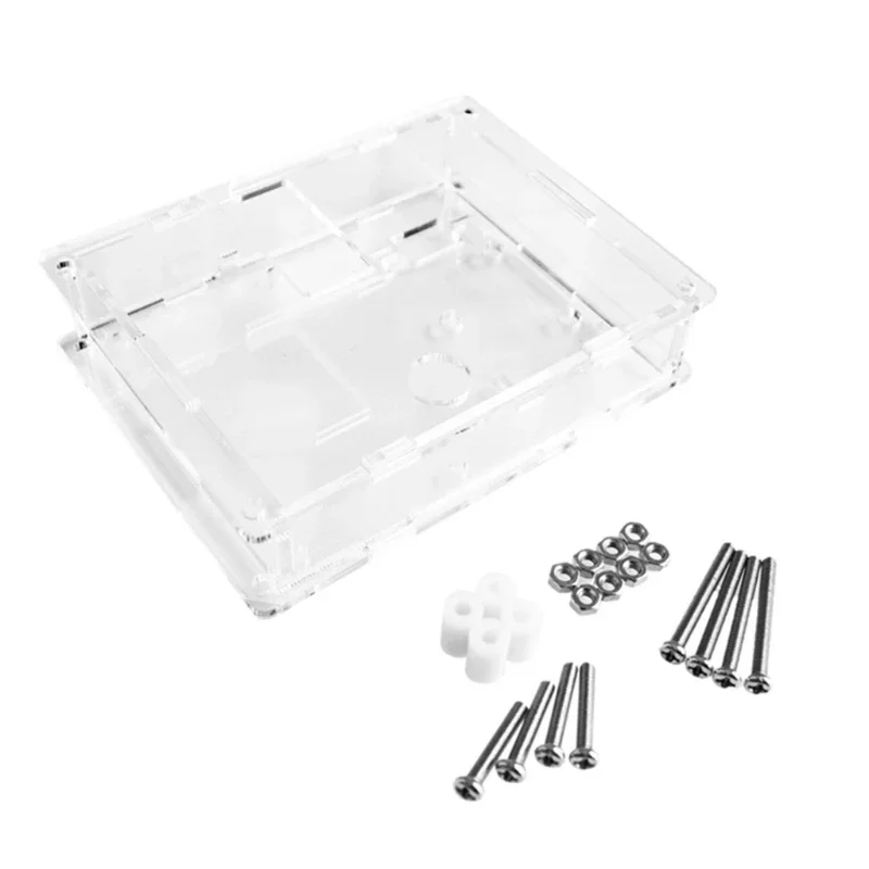 Transparent Acrylic Case Box For LCR-T4 Transistor Tester Capacitance