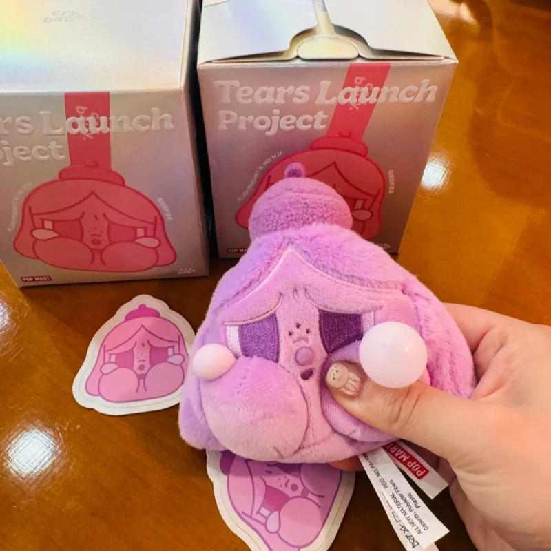 

POP MART CRYBABY Tears Launch Project Series Plush Pendant Trendy Blind Box Toys Mystery Box Guess Bag Action Figure