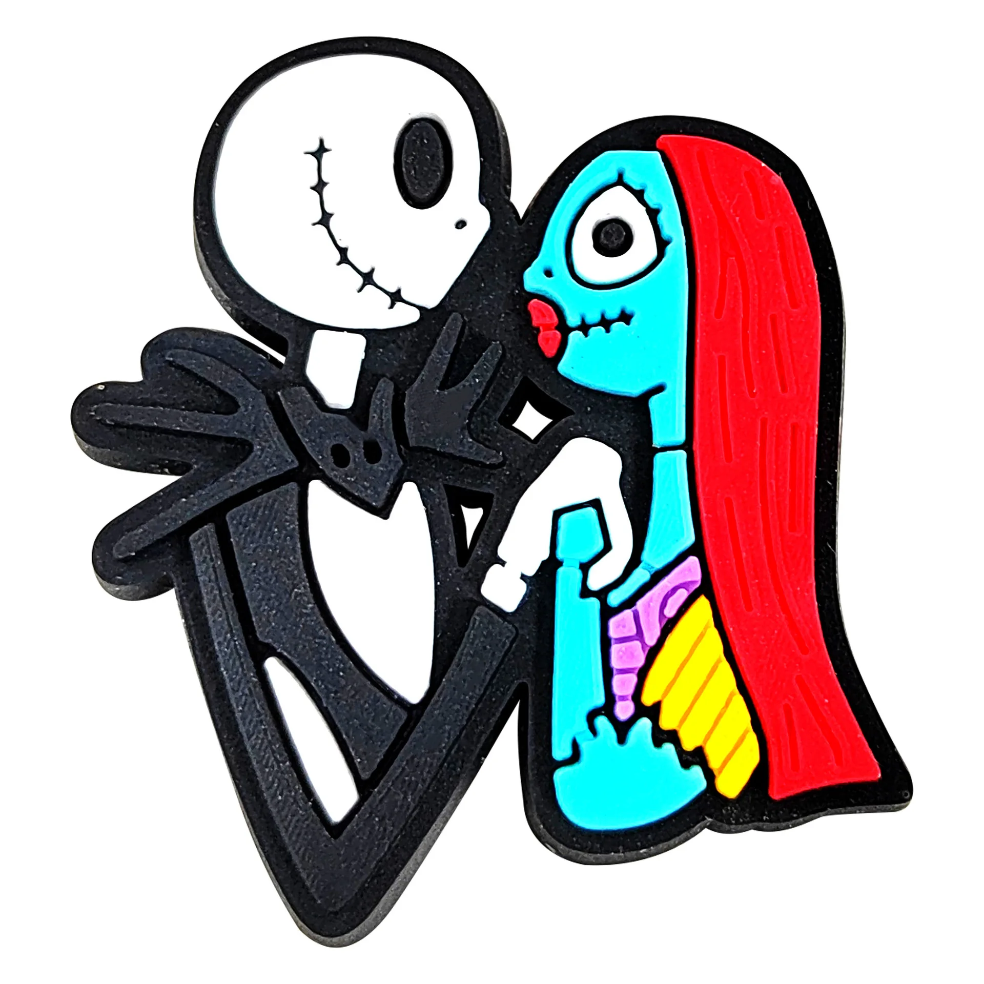 Mesuca 16-teiliges Nightmare Before Christmas Cartoon PVC Schuh-Charms Set für Gartenschuhe, DIY Zubehör, Halloween-Dekorationen – Detail 7