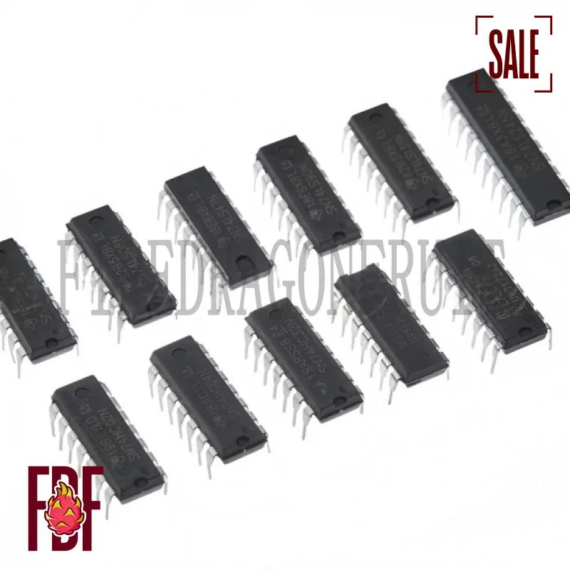 

40Pcs 20 Types 74HCxx 74LSxx Series Logic ICs Raspberry Pi Microcontrollers Electronics Components