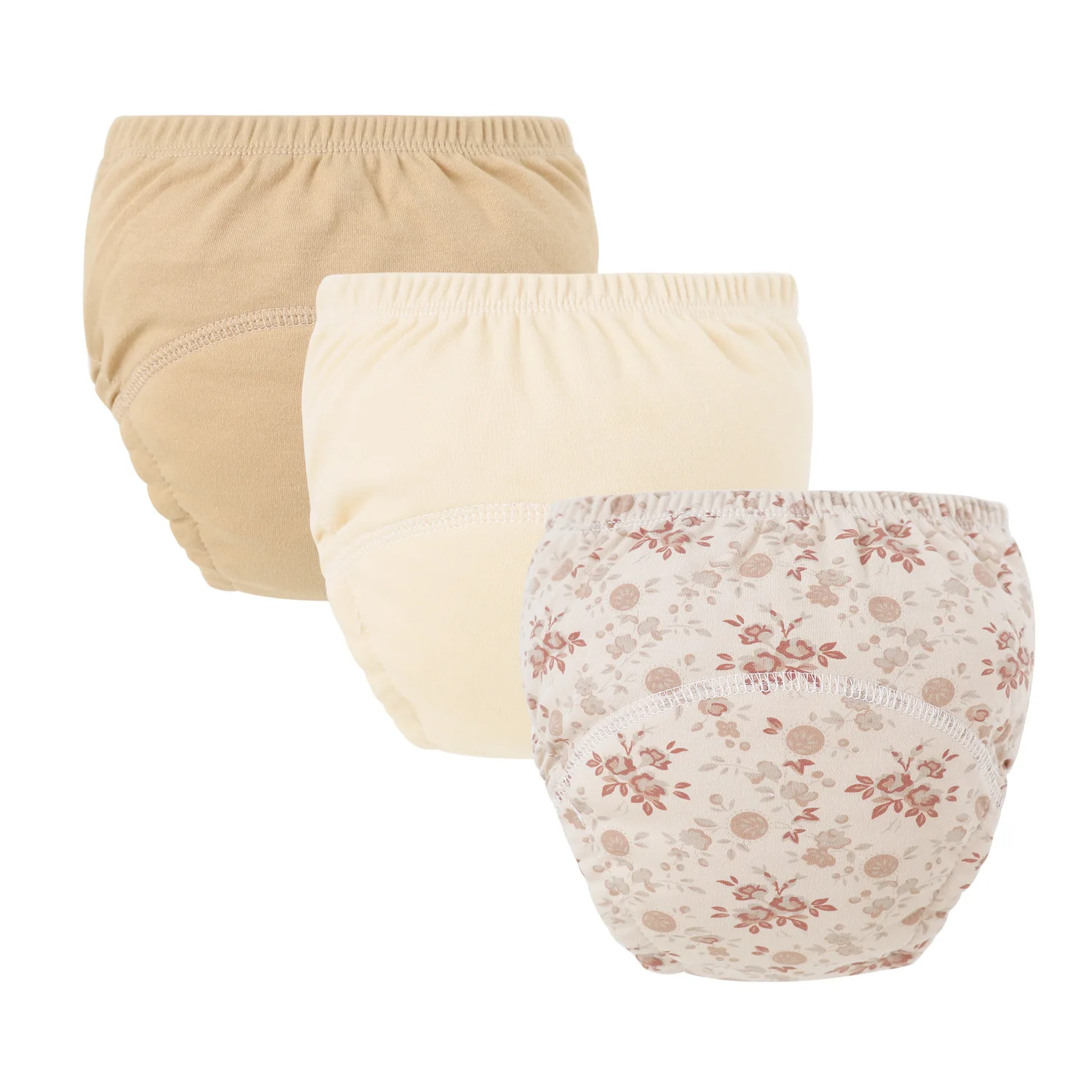 

3 шт./лот, детские штаны для приучения к горшку, многоразовые хлопчатобумажные детские подгузники, моющиеся детские подгузники, нижнее белье для смены
