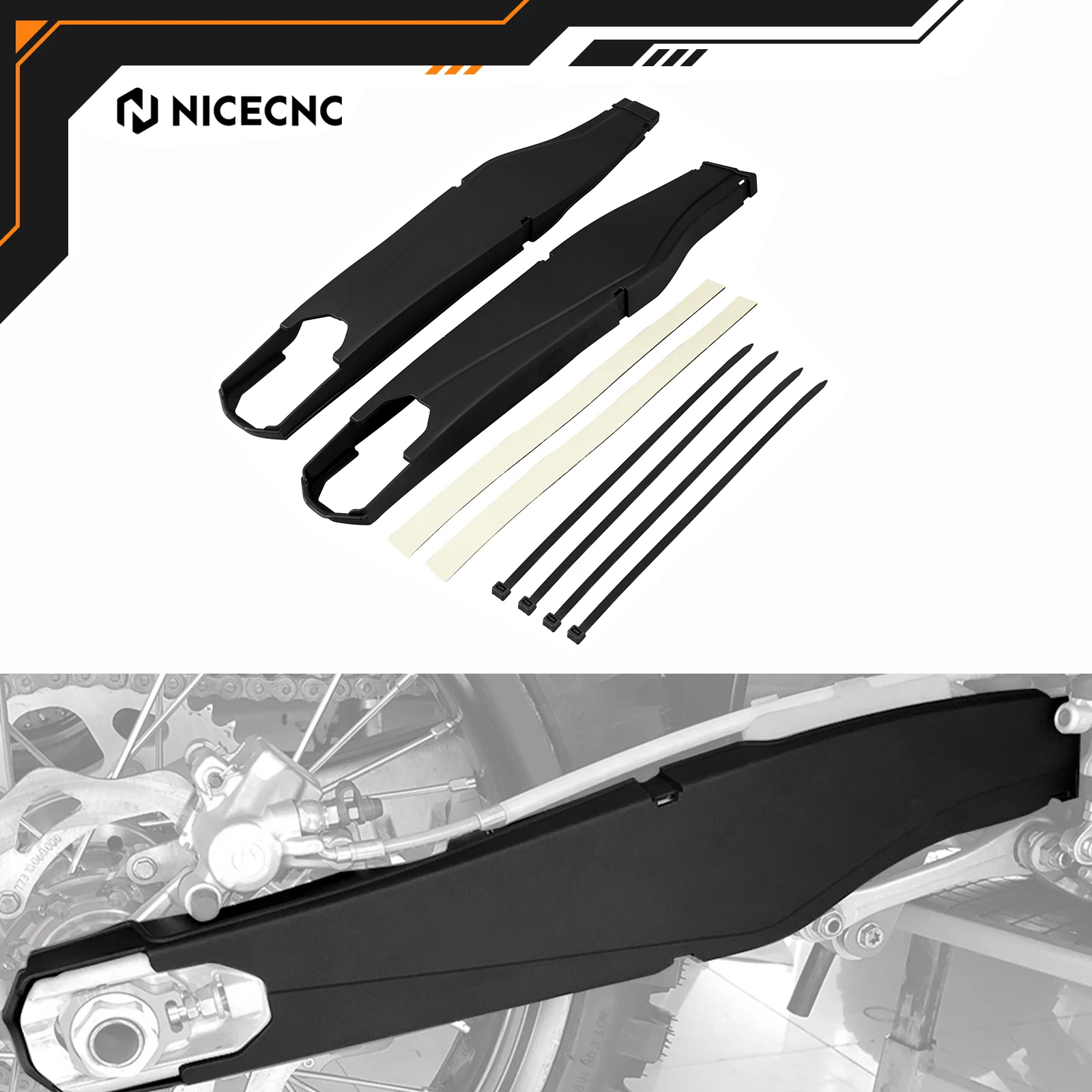 

NICECNC For Husqvarna TE 300 FE 350 FE450 FE501 TE250 TE125 FE250 TX300 TC250 FC350 FX450 2014-2022 Swingarm Swing Arm Protector