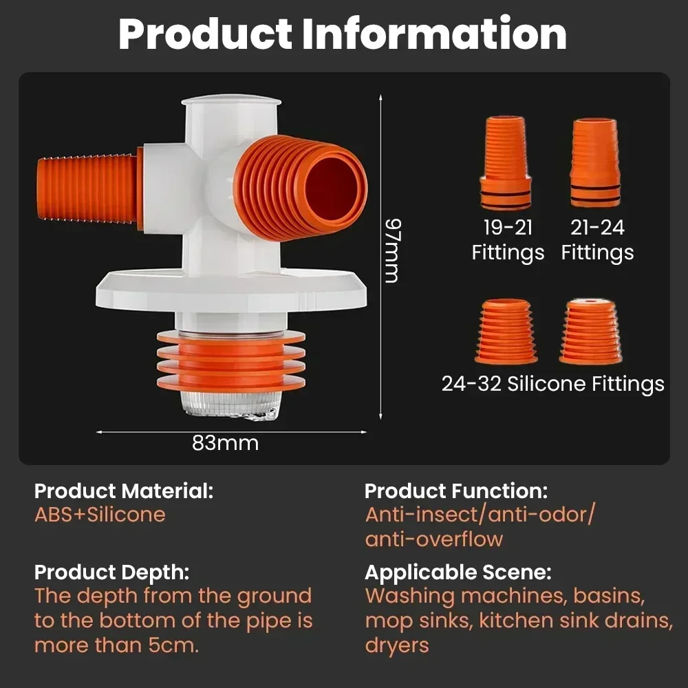 2 в 1, дезодорант-соединитель для труб