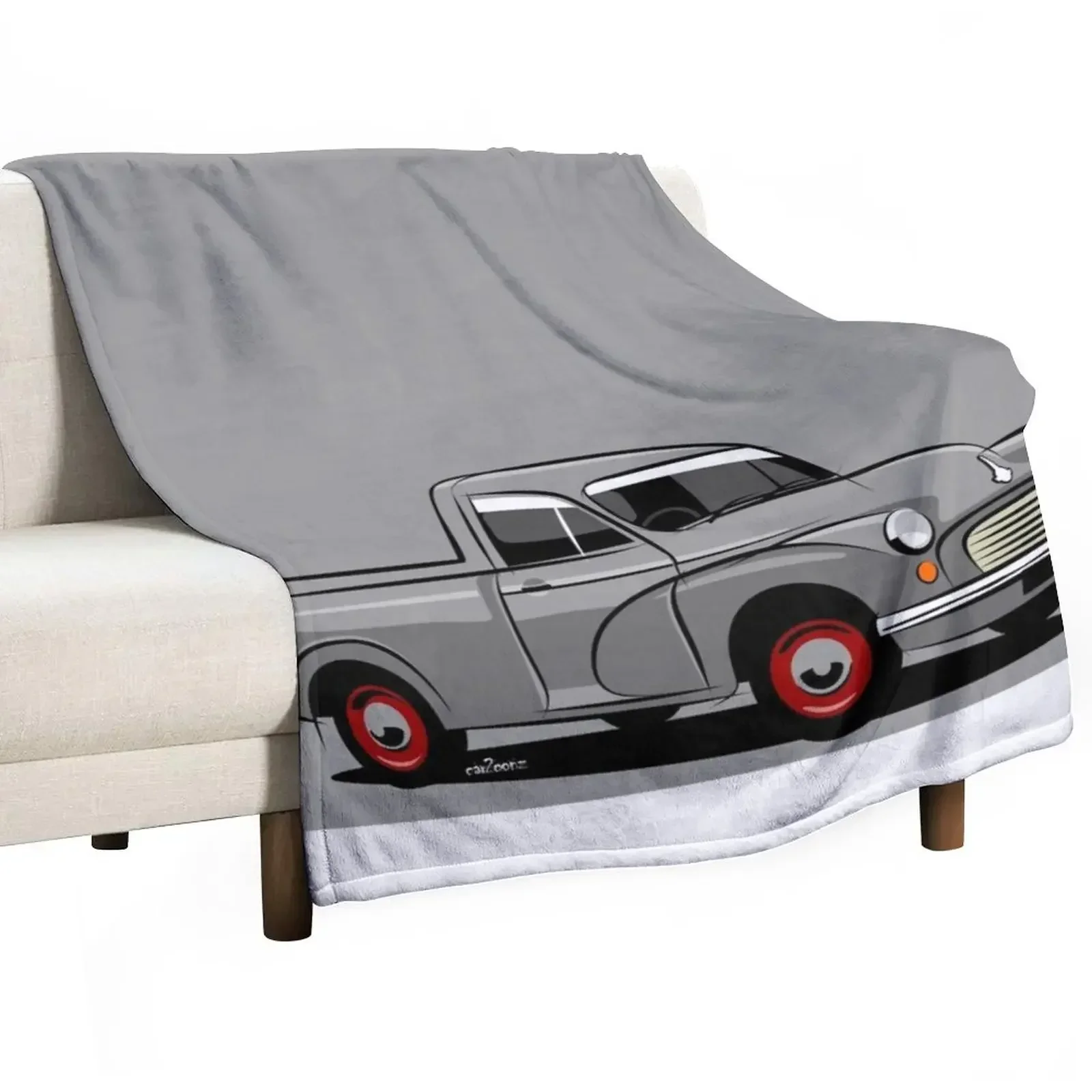 Morris Minor 1000 pick-up grey Throw Blanket Sofa Quilt Nap valentine gift ideas Heavy Blankets