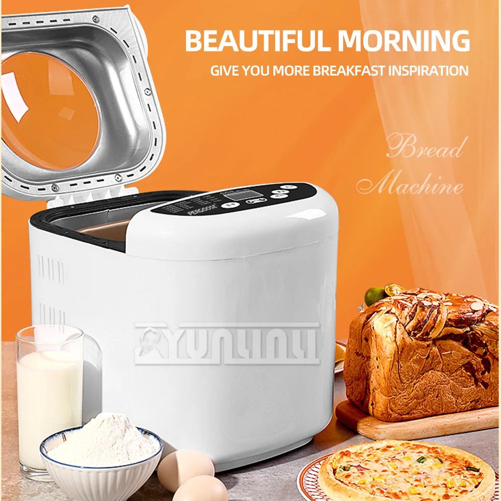 Automatic Multifunction Bread Maker Household Intelligent Dough Mixer Kitchen Cooking Appliances