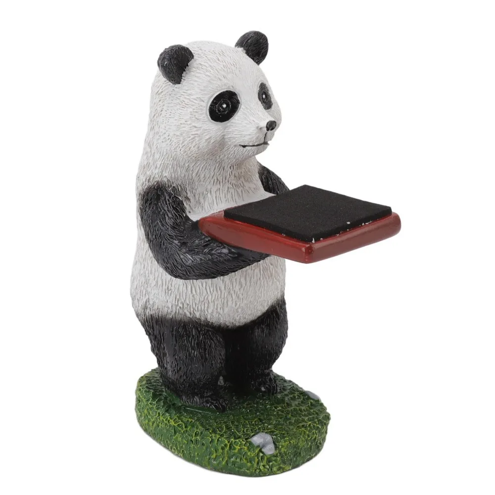 Premium resin material Watch Display Stand Panda modeling Desktop decorative design Jewelry Storage Rack Smooth surface finish