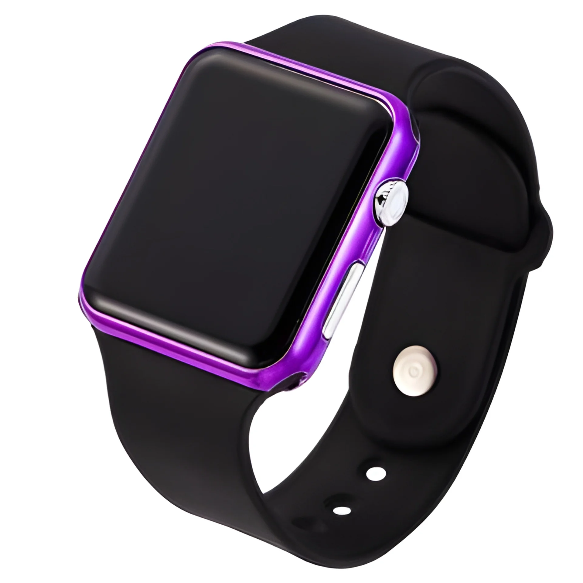 New fashion creative led square thin electronic watch sports display electronic silicone watch