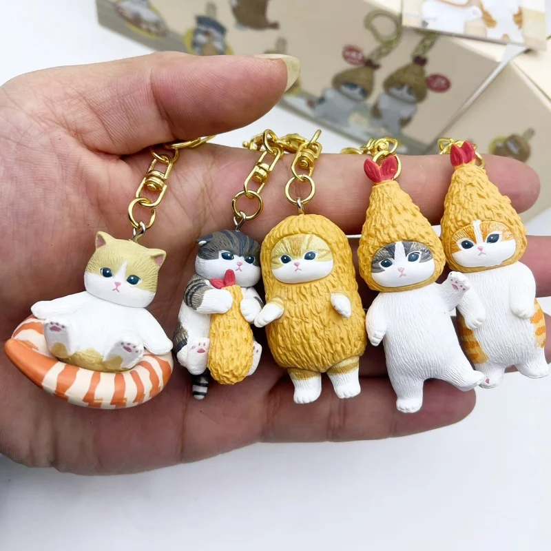 Kretailers-Chats Mofusand Cosplay pour enfants, Tempura, Fried ShriAJChips, Food Series, Kitten Blind Box, Butter FigAuckland Ornements, Toy Gifts, New