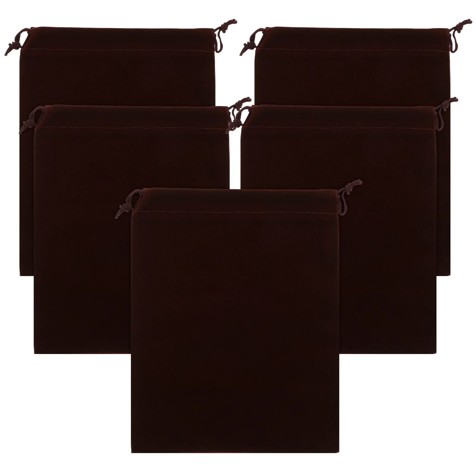 

5pcs Gift Drawstring Bags Storage Pouches For Jewelry Candy Wrapping Holding Decorative Gift Bags Travel Organizer Party