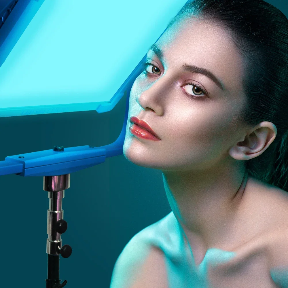 طقم إضاءة التصوير الفوتوغرافي الاحترافي للصوت والفيديو ضوء الاستوديو AI-2000C مجموعة إضاءة LED للتحكم في الهاتف المحمول لإطلاق النار في الاستوديو