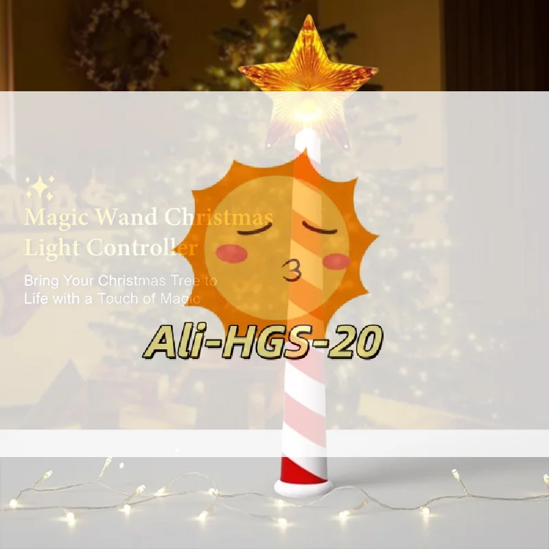 Magic Wand Musical LED Star Controller - Christmas Light Remote for Holiday Home Decor & Gifting