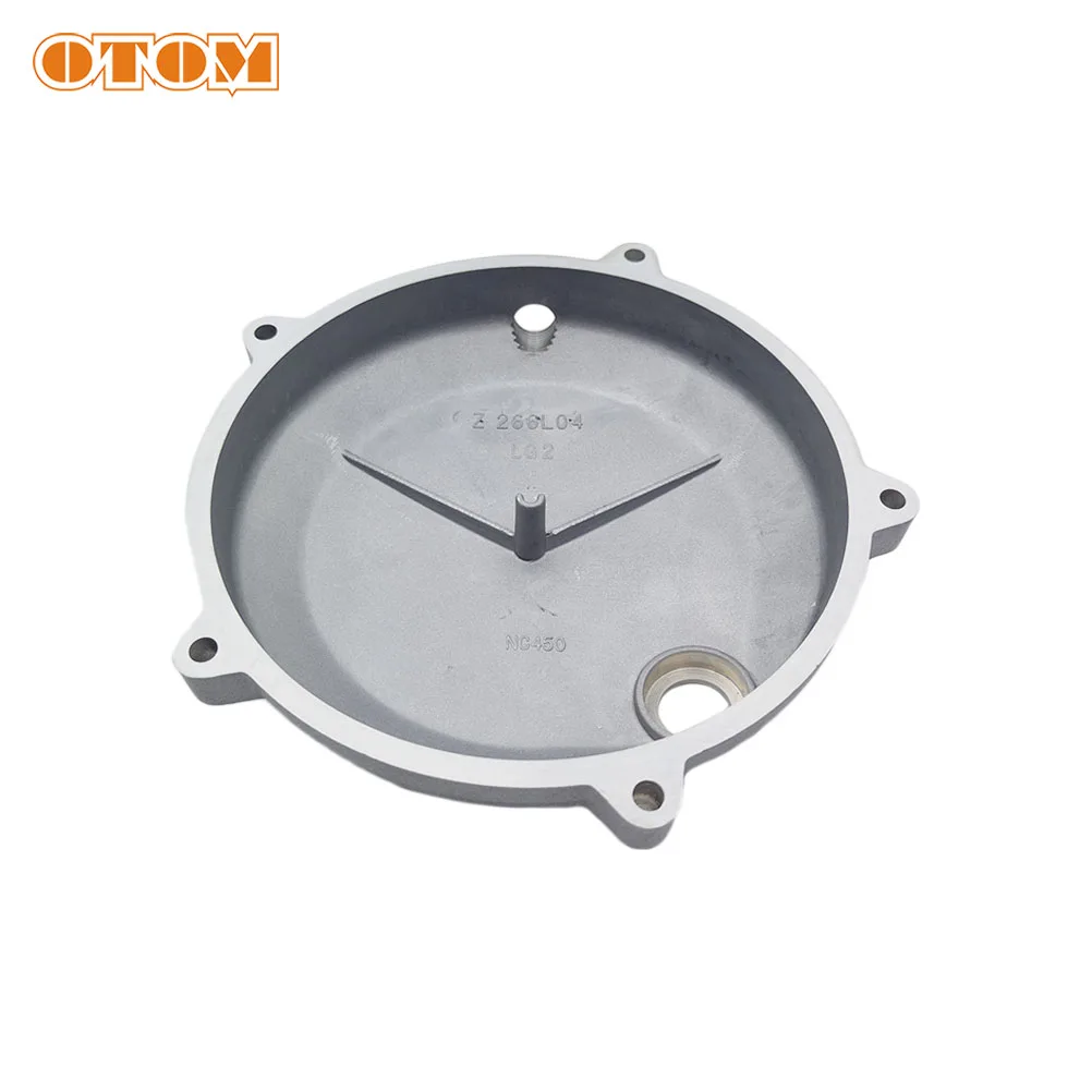 OTOM Motorcycle Clutch Cover Round Lid Protector Guard 450 Thick Cap For ZONGSHEN NC250 NC450 Motocross Engine Accessories Parts