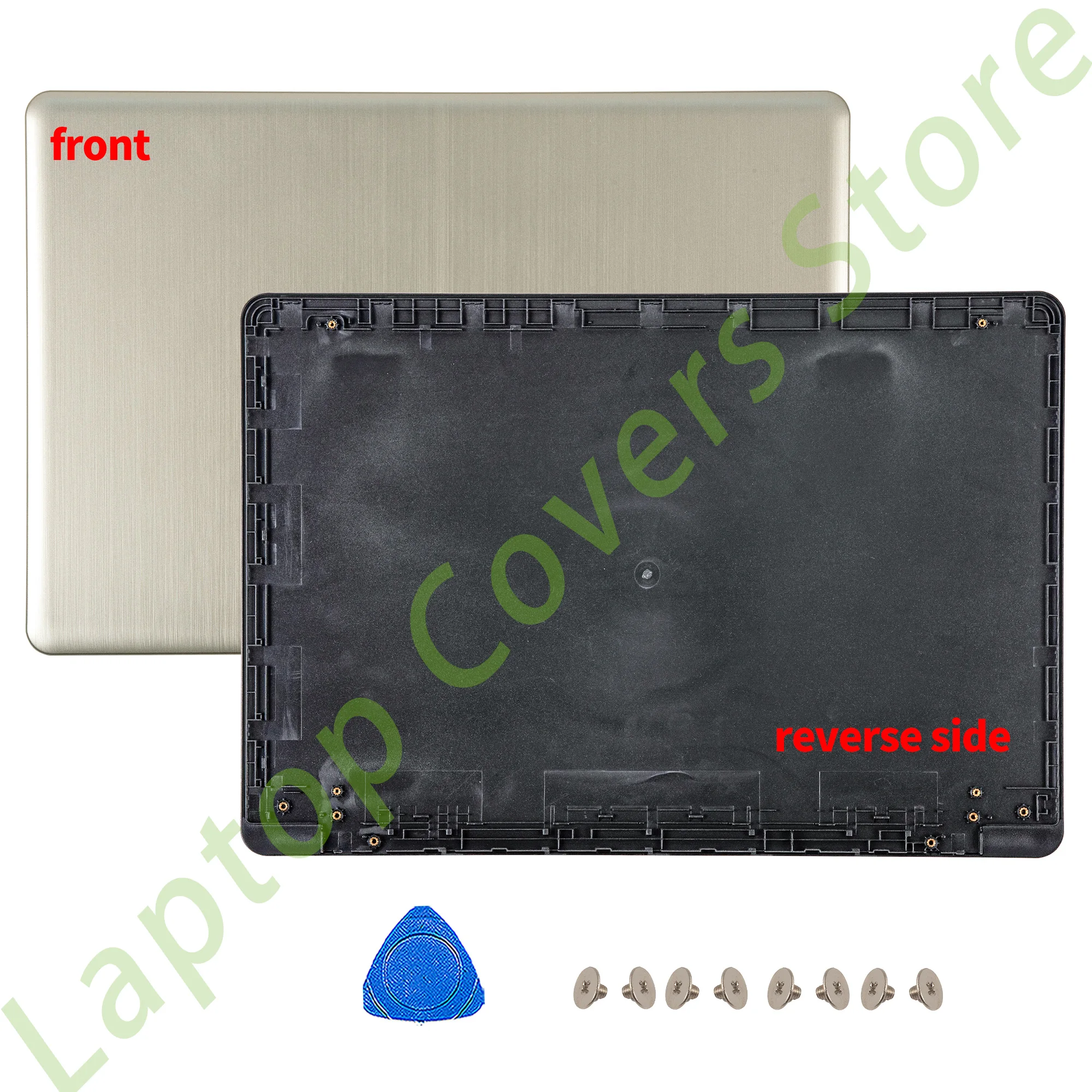 Imagem -03 - Capa Traseira Top Case para Vivobook Notebook Parts Lcd de Plástico Dobradiça Substituição N580 N580v N580g N580vd Nx580vd Nx580vd