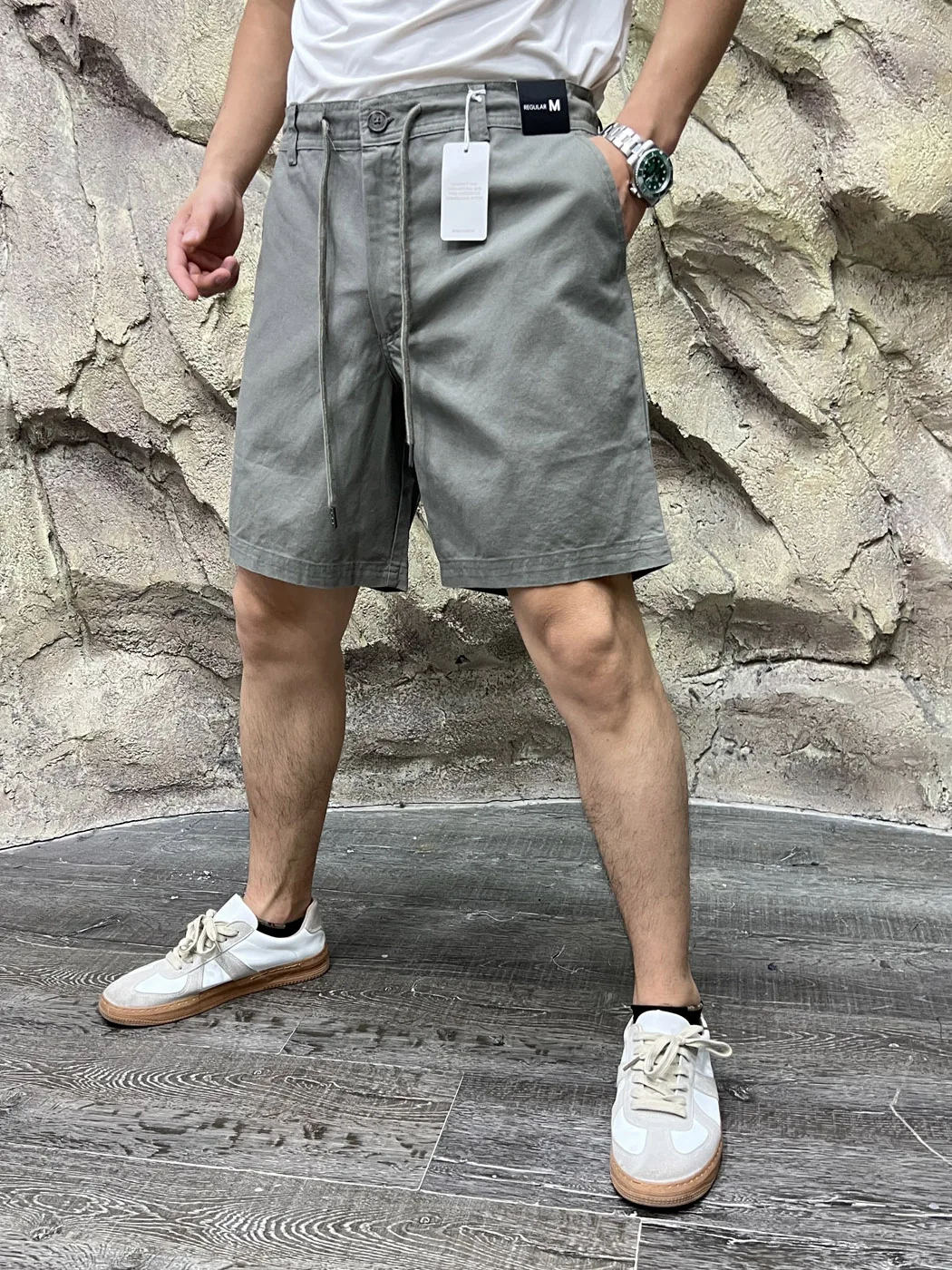 

Men's Summer Casual Straight Leg Cotton Linen Blend Shorts Breathable Moisture Wicking Vintage Retro Style Standard Fit