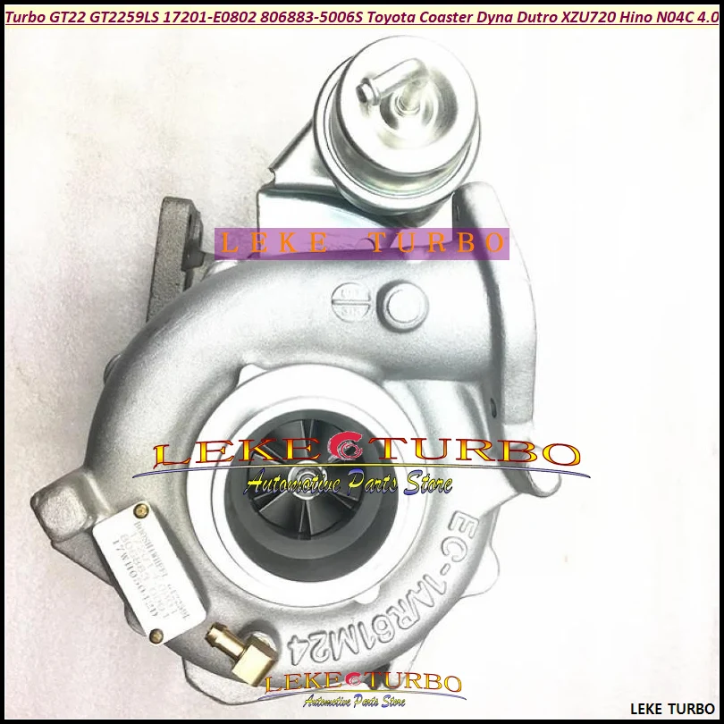 ww GT2259LS 806883 806883-5006S Turbo 17201-E0802 Turbo For Toyota Coaster Dyna For Dutro XZU720 For Hino N04C Engine 4.0L