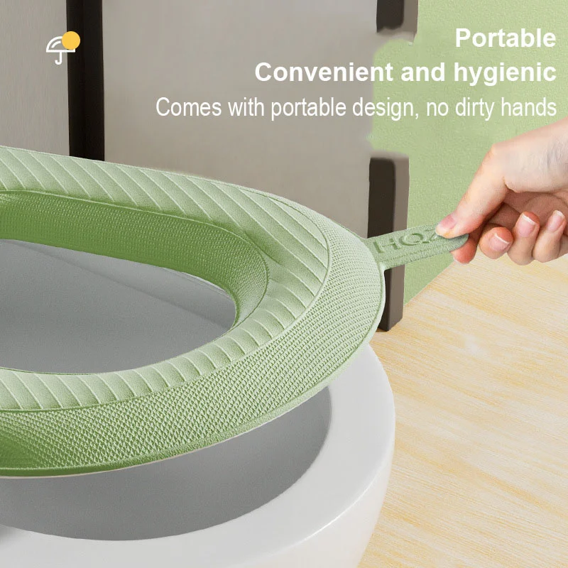 Xiaomi Youpin Toilet Seat Cushion Foam Ring Waterproof Soft Portable Silicone Reusable Toilet Cup Covers Bathroom Accessories