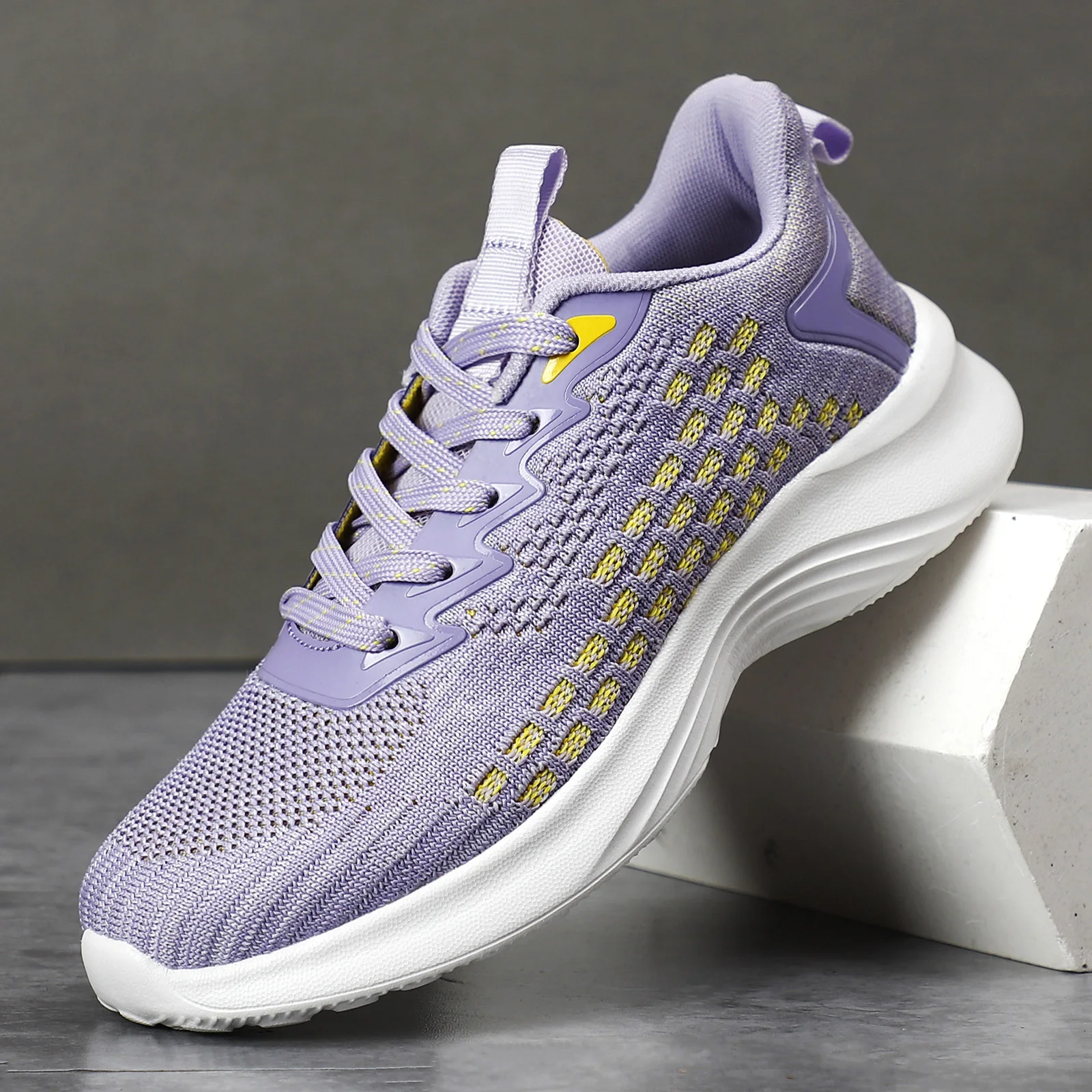 Buty damskie LAVENDER Lekkie buty do biegania dla kobiet Trampki Wygodne buty sportowe Jogging Tennis