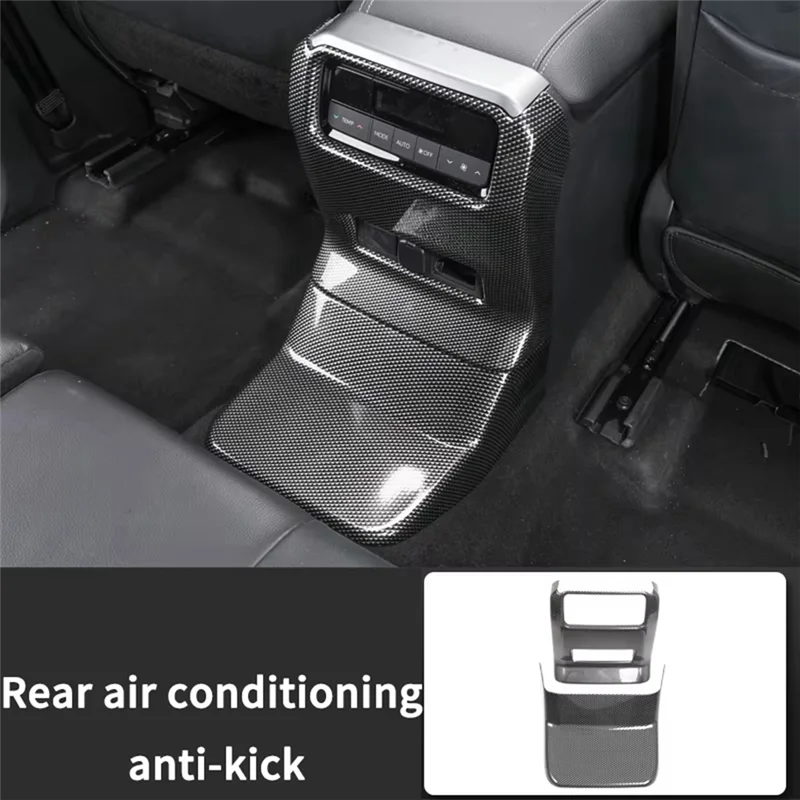 

High Quality Rear Anti-Kick Pad Air Conditioning Anti-Kick Plate Cover For Toyota Prado LC250 2024 Modification Parts