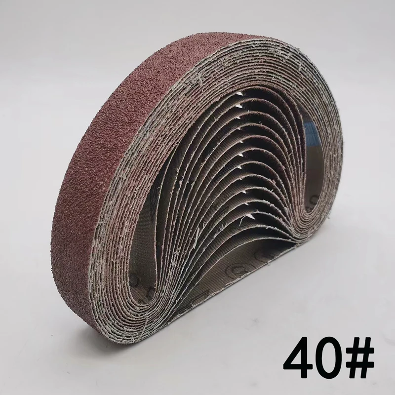 20 Stück Schleifbänder 533*30mm 40-1500 Körnung Aluminiumoxid Schleifband Dremel Zubehör zum Polieren und Schleifen – Detail 10