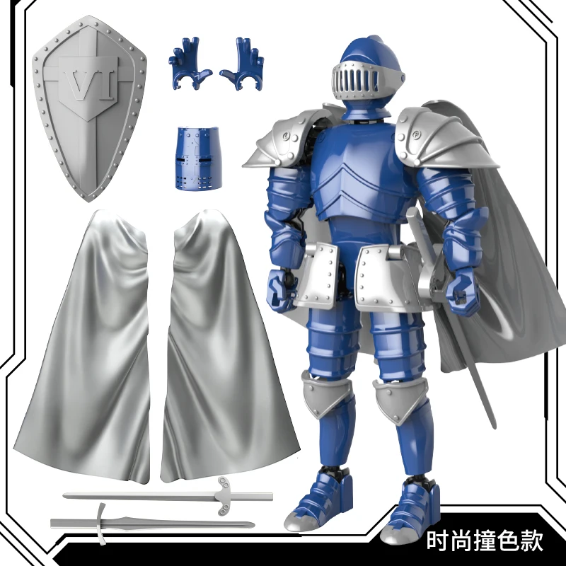 Cavaleiro figuras de ação paladino 13 articulado móvel shapeshift robô 3d impresso manequim personagem montagem brinquedos presente