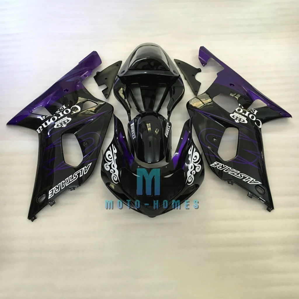 Chinese Fairing Set for K1 SUZUKI GSXR 600 01 02 03 GSX-R750 2001 2002 2003 100% Fit Injection ABS Plastic Aftermarket Purple