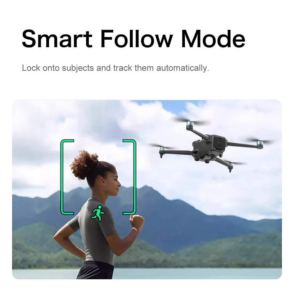 Brushless 4.3 Inch Screen GPS 360° Obstacle Avoidance Drone 8K ESC Dual Camera One-Click Airdrop  Quadcopter Long Distance Drone