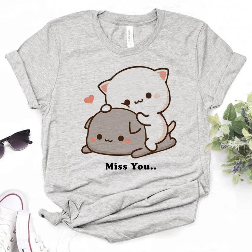 Peach Goma t-shirts women summer top female streetwear clothing