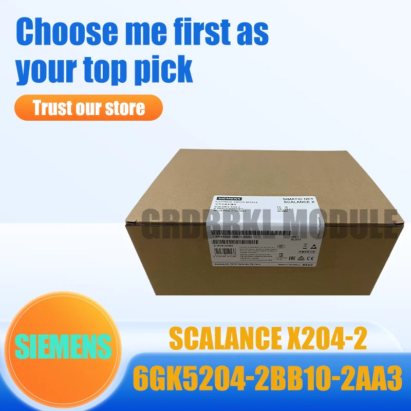 

Brand New Original SIEMENS 6GK5204-2BB10-2AA3 6GK5208-0BA10-2AA3 Managed IE switch