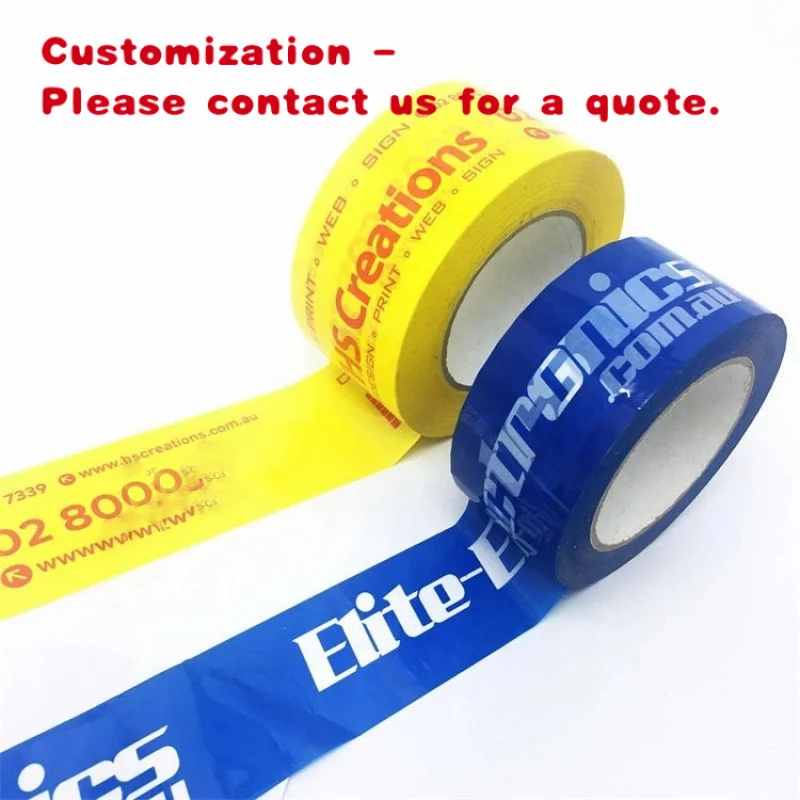 

custom.Customized Adhesive Package Carton Sealing Tape Packing Tape With BOPP Printed Tape 100y/200y