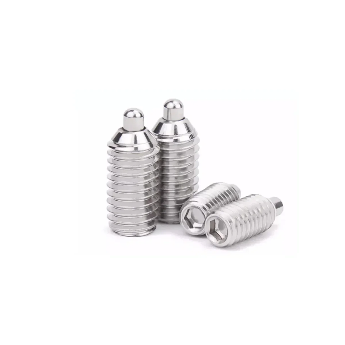 304 Stainless Steel Column Head Ball Positioning Screw / Spring Plunger / Spring Telescopic Pin M4M5M6M8M10 M12