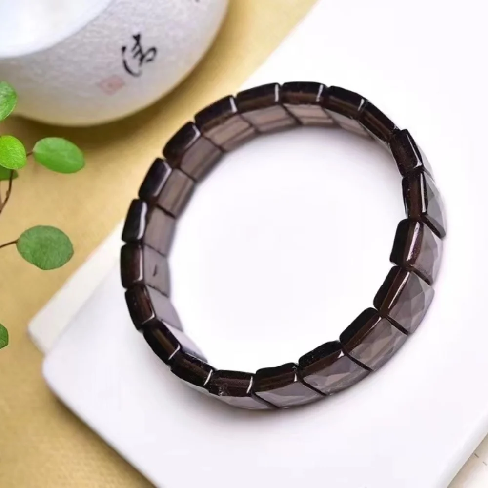 

smoky quartz bangle fortune stone home decoration spiritual healing crystal