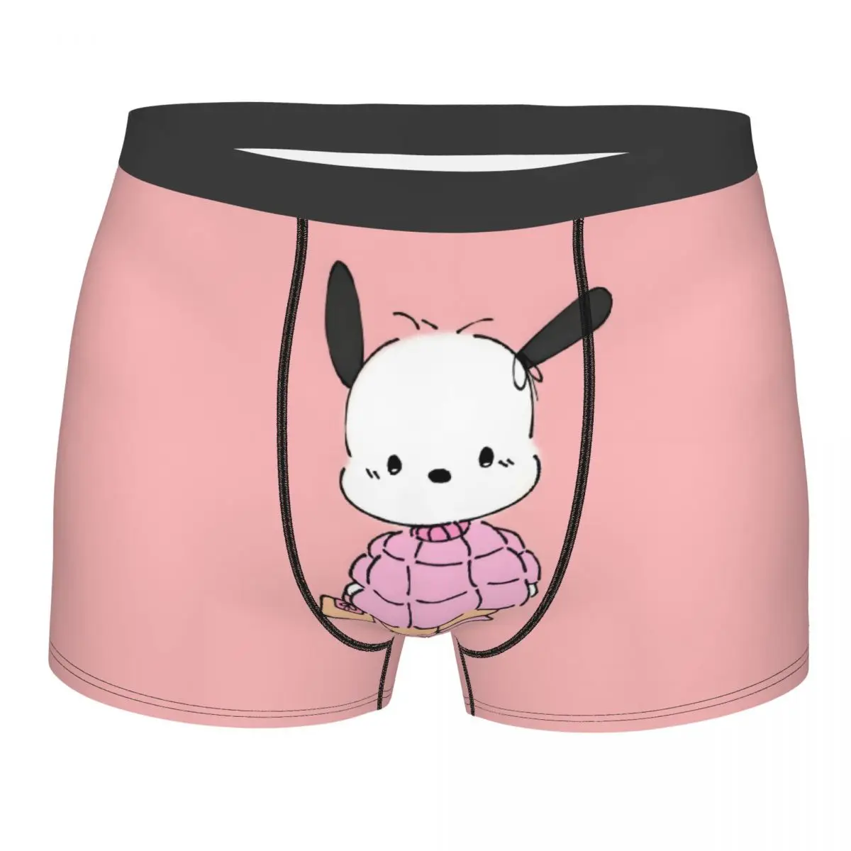 

Пользовательские мужские крутые аниме Pochacco нижнее белье трусы-боксеры мягкие шорты трусы трусы