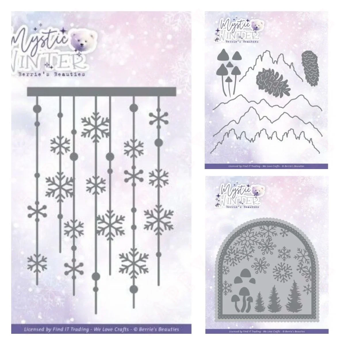 

Mystic Window Metal Cutting Dies 2025 New Arrival Mystic Snow Mold Decoration For DIY Scrapbook Paper Greeting card Craft Hot