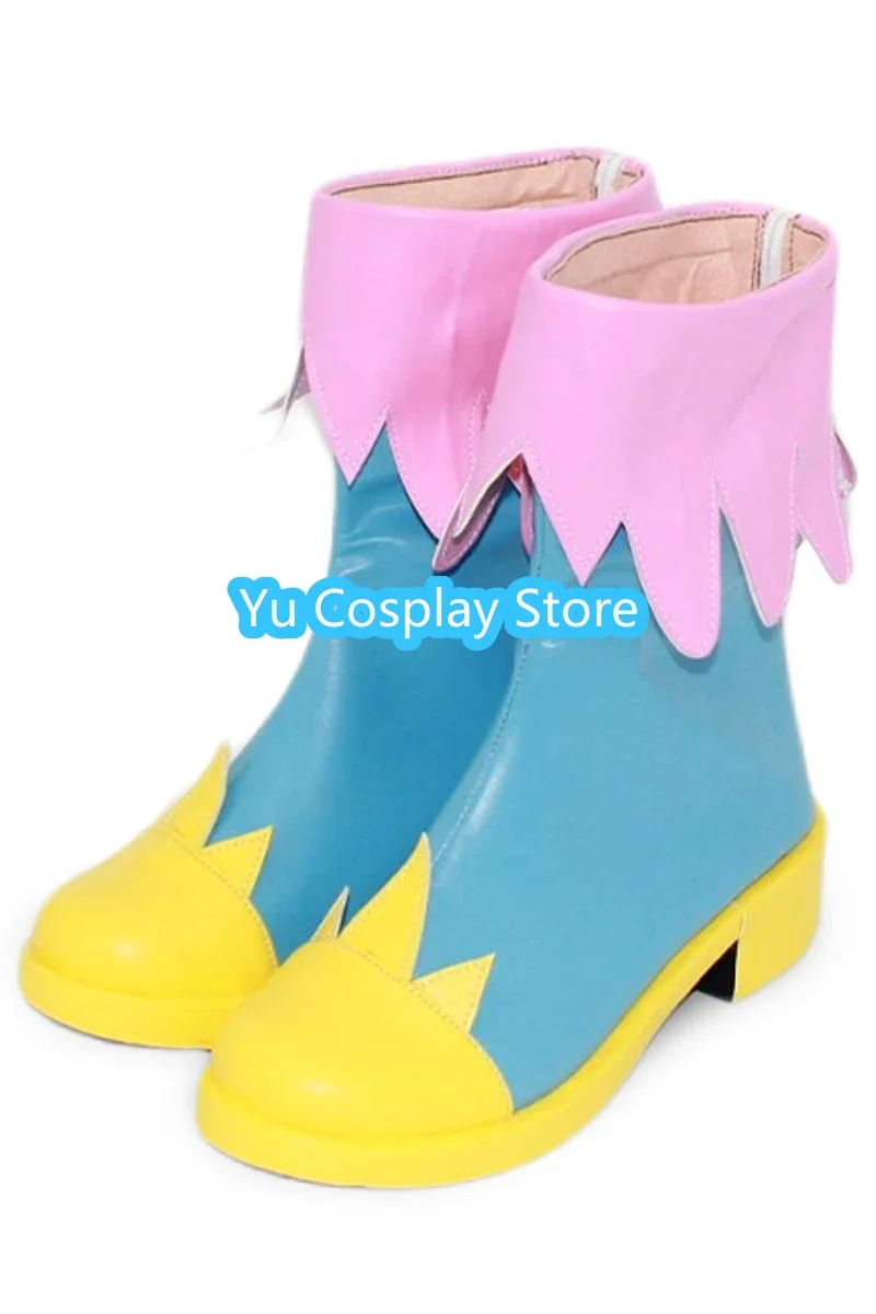 KiraKira Sora Harewataru Cure Sky Cosplay Shoes PU Leather Shoes Cosplay Prop Halloween Carnival Boots Custom Made